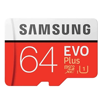 کارت حافظه microSDHC سامسونگ مدل Evo Plus کلاس 10 استاندارد UHS-I U1 سرعت 95MBps همراه با آداپتور SD ظرفیت 64 گیگابایت